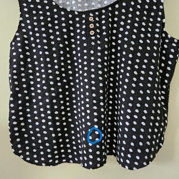 Top Womens L Lot of 2 Hester & Orchard Torrid Sleeveless Linen Gauze Cottagecore - Picture 14 of 16